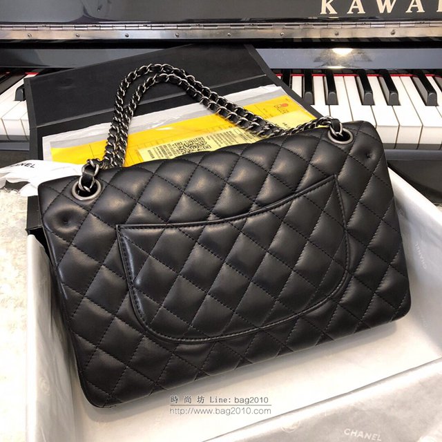 Chanel女包 cf 1112釘珠羊皮古銀扣 香奈兒鏈條女包 香奈爾單肩斜挎包  djc2605